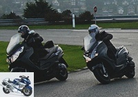 All Duels - Suzuki Burgman 400 Z - Yamaha Majesty 400: rififi at the commuters! - Chic and practical
