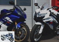 All Duels - YZF-R6 Vs GSX-R 600: the two extremes of Supersport - 2010 Suzuki GSX-R 600 technical sheet