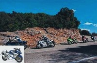Comparative test of super sporty 600s