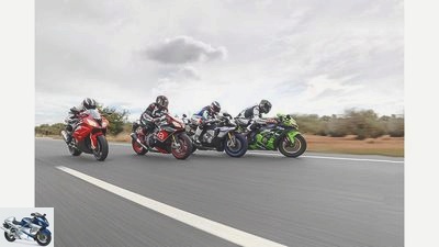 Comparison test of superbikes, part 1: Country road