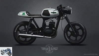 Motorcycle concept art by Jakusa Design