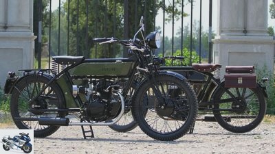 Motorcycle with a 1920s look - The Black Douglas Sterling