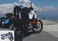 All Test Drives - Test KTM 990 Adventure: Ready to Travel! - On the way: heading south with ease