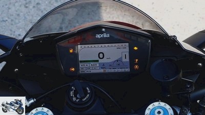 Comparison test of V4 superbikes Ducati Panigale V4 S Aprilia RSV4 RF