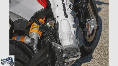 KTM and Husqvarna motorcycles in supermoto style