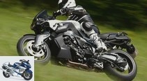Motorcycles with a lot of horsepower in a comparison test