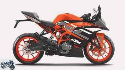 New colors for KTM RC 390 and RC 125