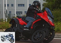 All Tests - Quadro4 4-wheel scooter test: the Quadroture of the circle - First contact with the Quadro4