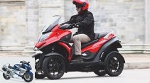 Four-wheel scooter Quadro4 in the test