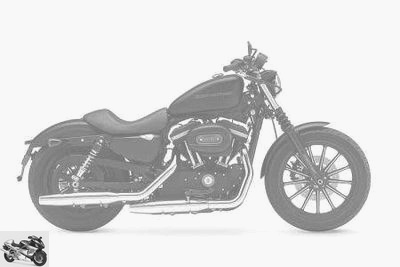 Harley-Davidson XL 883 L Superlow 2014 technique
