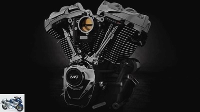 New Harley-Davidson-V2 with 2,147 cm³ and 123 hp