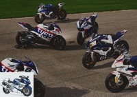 All Tests - Test Drives BMW: the S1000RR 2015 in all its forms! - Three short laps on six BMW Superbikes