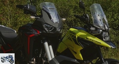 Trail - Africa Twin 1100 Vs V-Strom 1050 XT: Honda or Suzuki maxitrail, which is stronger? - Duel Africa 1100 Vs V-Strom 1050 page 3 - Technical and commercial sheets