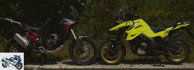 Trail - Africa Twin 1100 Vs V-Strom 1050 XT: Honda or Suzuki maxitrail, which is stronger? - Duel Africa 1100 Vs V-Strom 1050 page 1: Tell me, MNC ...