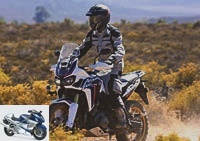Trail - Africa Twin 2016 test: Honda picks up from the desert - Off-road test: the Africa Twin goes off the beaten track