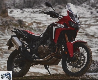 Trail - Africa Twin 2018 test: looking for a new model, Adventure Sports if affinities - Africa Twin test page 1: change of track?
