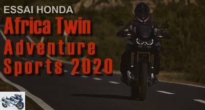 Trail - Africa Twin Adventure Sports 2020 test: more accessible but less affordable - Africa Twin 1100 Adventure Sports test page 2: Details in captioned photos