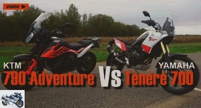 Trail - Comparative video test: the KTM 790 Adventure versus the Yamaha Tenere 700 - Pre-owned KTM YAMAHA