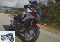 Trail - Honda NC750X test: X without mischief - Dynamics: stable and wise