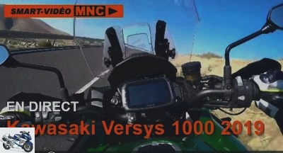 Trail - 2019 Kawasaki Versys 1000 test: first laps of the wheels live - Used KAWASAKI