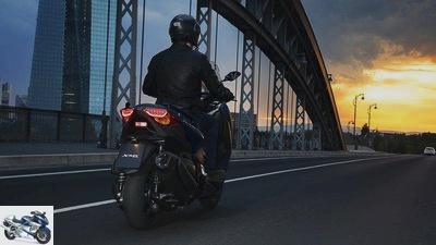 New presentation of the Yamaha X-Max 400 (2017)