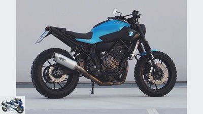 Presentation of JvB-moto Yamaha MT super7