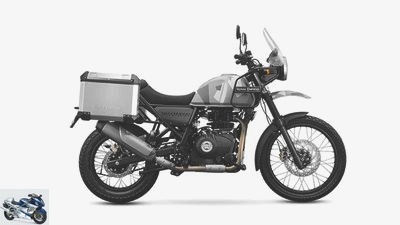 Presentation of the Royal Enfield Himalayan Sleet 2018 - limited special edition
