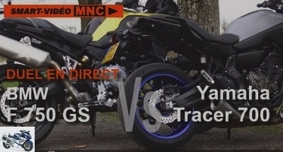 Trail - Live MNC smart-video: the engines of the 2020 F750GS and Tracer 700 - Used BMW YAMAHA
