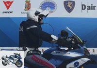 Clothing, boots, gloves - Dainese equips the Italian police with its electronic airbag -