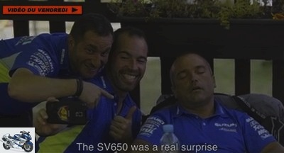 Video of Friday - [Video] Road trip in SV650 for the mechanics of the Suzuki Ecstar MotoGP team - Used SUZUKI