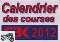 WSBK - Calendar and minutes WSBK 2012 -