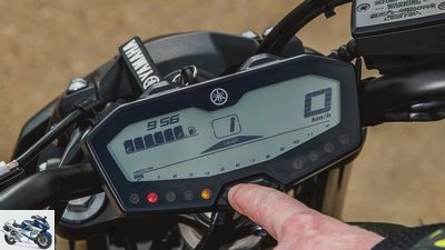 Yamaha MT-07 model year 2017 and 2018 test