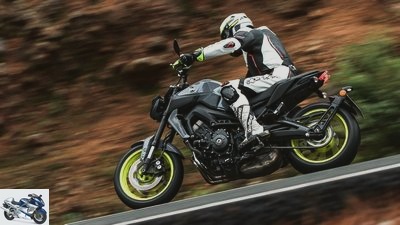 Yamaha MT-09 (2017) in the driving report