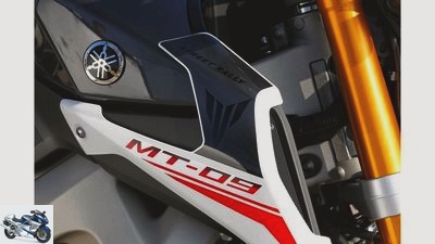 Yamaha MT-09 Street Rally ABS under test