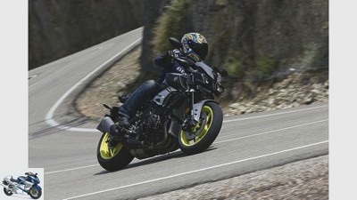 Yamaha MT-10 in the HP driving report