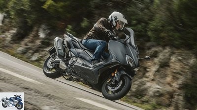 Yamaha TMax 560: New large scooter in the driving report
