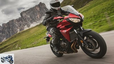 Yamaha Tracer 700 in the driving report