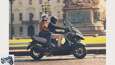 Yamaha Tricity 300: three-wheel scooter for the city