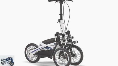 Yamaha Tritown: electric tricycle with tilting technology