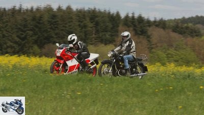Yamaha TZR 250 and Adler MB 250