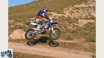 Yamaha WR 450 F in the driving report