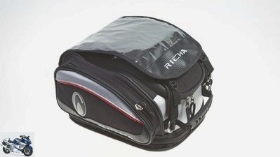 10 motorcycle magnet tank bags in a comparison test