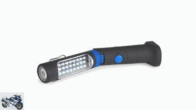 12 cordless workshop lamps in the test