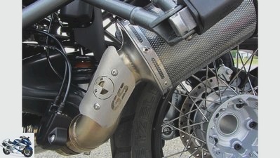 12 silencers for the BMW R 1200 GS in the test