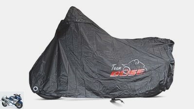 17 motorcycle tarpaulins (indoor & outdoor) in the product test