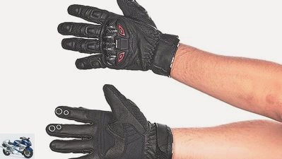 18 summer gloves for motorcyclists in the test