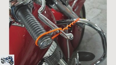Motorcycle theft keyless system