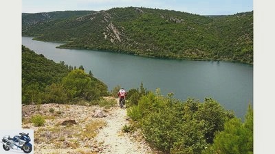 Adventure travel - enduro riding in Croatia