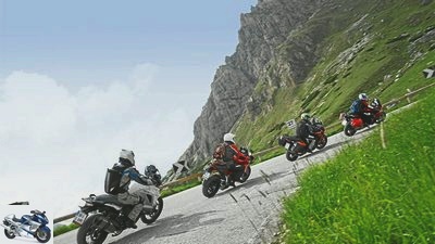 Adventure big bikes at the 2015 Alpen Masters