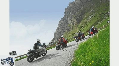 Adventure big bikes at the 2015 Alpen Masters